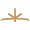 Ekena Millwork Alberta Rough Sawn Timber Gable Bracket, Western Red Cedar, 72"W x 30"H x 2"D x 4"F, 10/12 Pitch GBW072X30X0204ALB00RWR - alternate 1